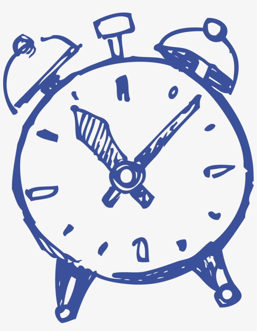 Alarm Hand Painted Transprent Handpainted Png Free - Dibujo Reloj Png, transparent png #47097