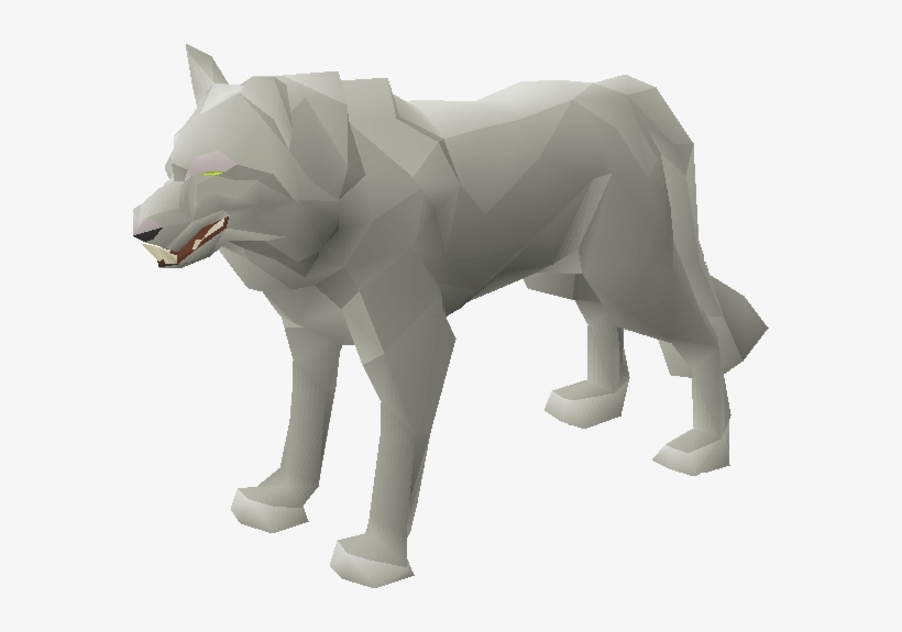 Big Wolf - Oldschool Wolf, transparent png #47407