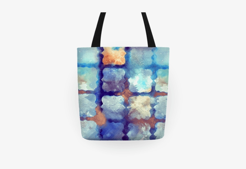 Watercolor Rainbow Texture Pattern Tote - Watercolor Rainbow Texture Pattern Tote Bag: Funny, transparent png #47792