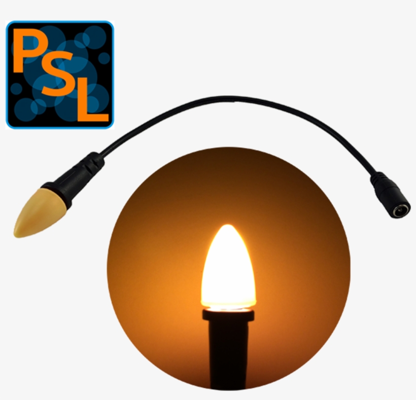 Eel Enhanced Effects Light 12 Volts Dc Led Giant Candle - Candle, transparent png #47904