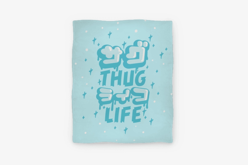 Thug Life Blanket - Thug Life (japanese Katakana) Tote Bag: Funny Tote, transparent png #47922