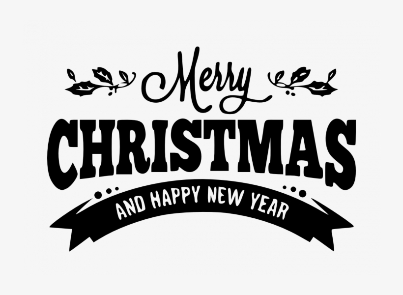 Merry Christmas And Happy New Year Png, transparent png #48020