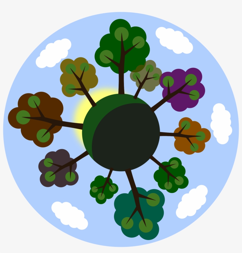 This Free Icons Png Design Of Tiny Tree Planet, transparent png #48242