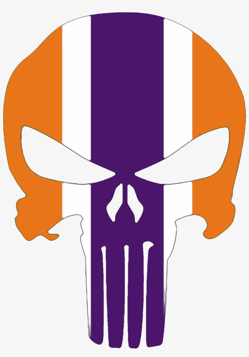 Clemson Football Clipart At Getdrawings - Punisher Skull, transparent png #48392