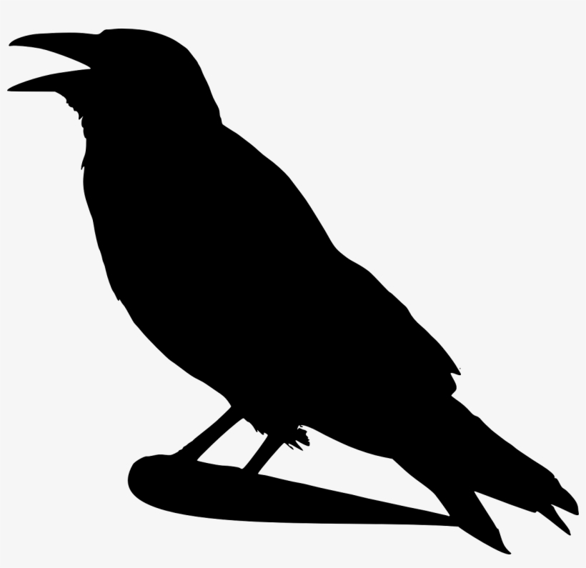 Spinnerte Geschichte - Crow Clipart, transparent png #48414