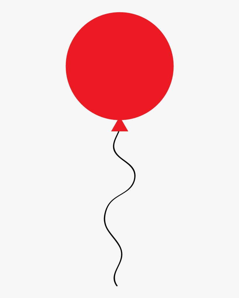 Birthday - Red Balloons Clip Art, transparent png #48559