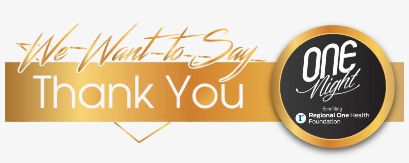 2018 One Night Thank Youallison Vance2018 04 16t07 - Regional One Health, Llc, transparent png #48581