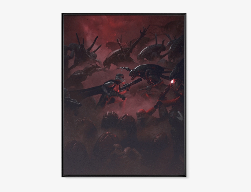 Legion Vs Space Cockroaches - Painting, transparent png #48602