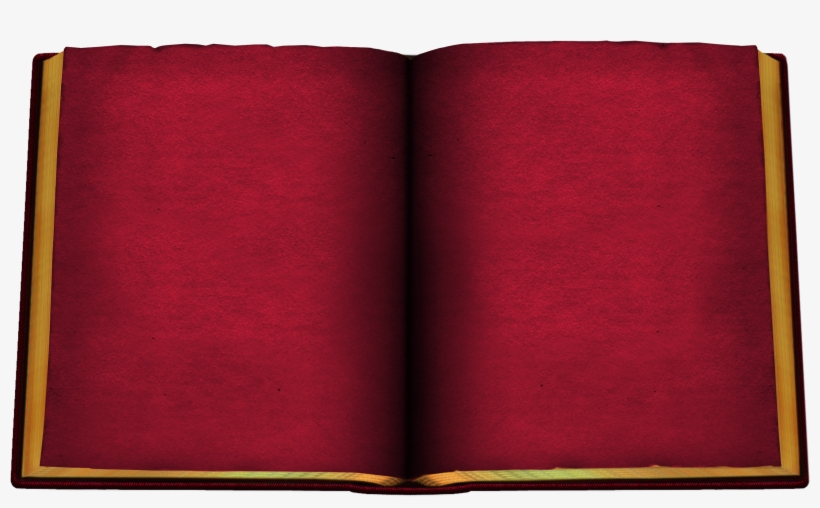 Old Red Open Book Png Clipart - Portable Network Graphics, transparent png #48653