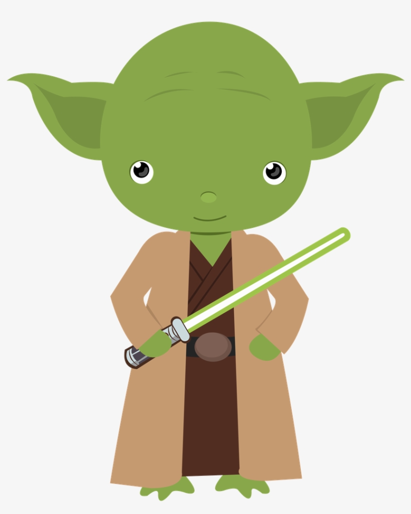 Clip Art Transparent Baby Yoda Clipart - Star Wars Clipart Yoda, transparent png #48751