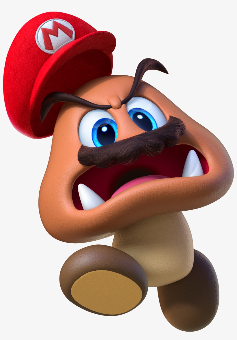 Goomba Mario - Super Mario Odyssey Goomba, transparent png #49224