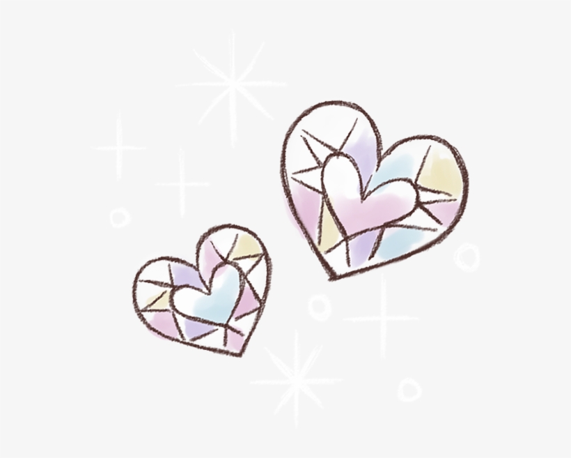 Heart Love Watercolor Handpainted Colorsplash Cute - Fortnite, transparent png #49225