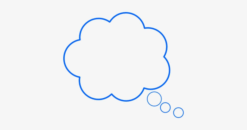 Bubble Transparent Png - Thin Thought Bubble, transparent png #49365