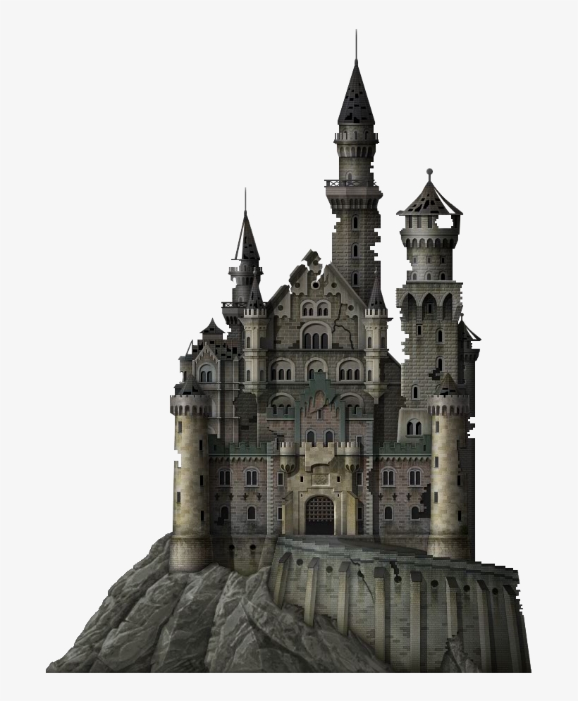 Haunted Castle - Fantasy Catholic Church, transparent png #49406