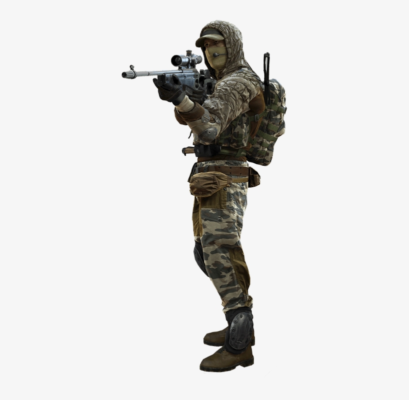 Soldier Png - Battlefield 4 Sniper Png, transparent png #49566