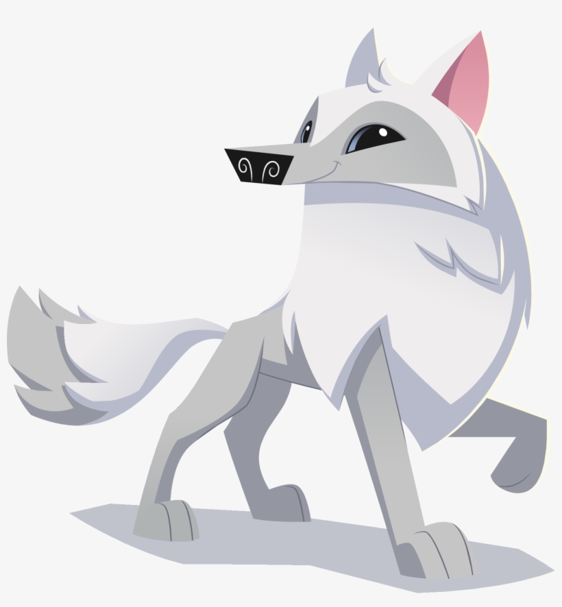 Renovated Art Arctic Wolf - Animal Jam Arctic Wolf, transparent png #49588