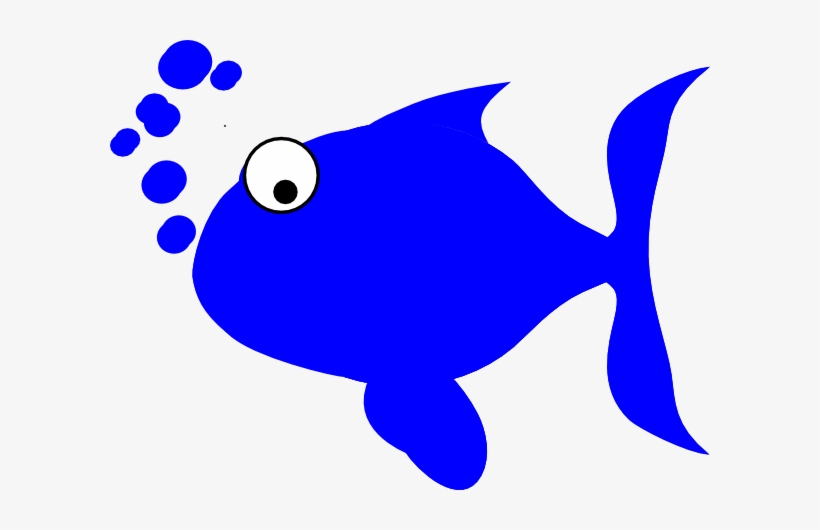 Clipart Black And White Stock Blue Fish Clip Art Panda - Red Fish Blue Fish Clipart, transparent png #400405