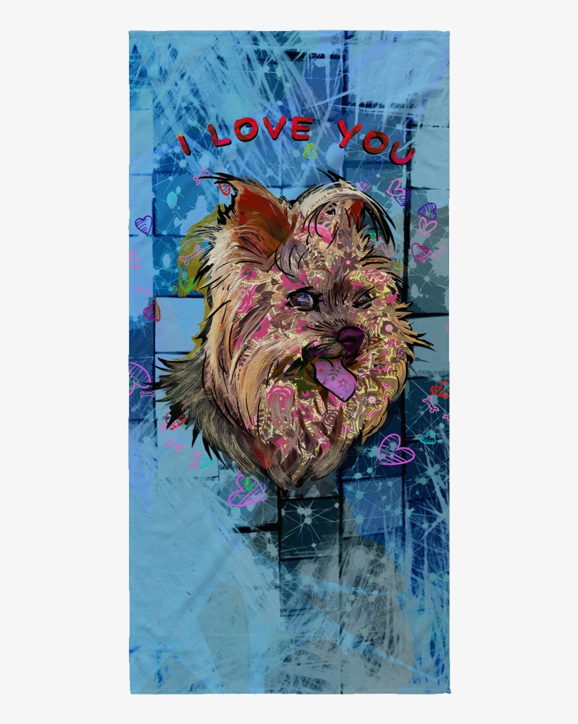 Yorkshire Terrier Beach Towel - Yorkshire Terrier Premium Tote Bag - Yellow, transparent png #401116