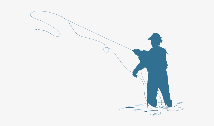 Banner Library Stock Silhouette At Getdrawings Com - Fishing Man Silhouette Transparent, transparent png #401138