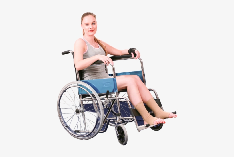 Wheel Chair - Girl In Wheelchair Transparent, transparent png #401272