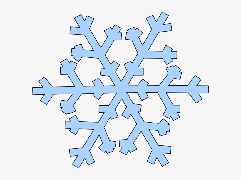 Simple Snowflake - Snowflake Clip Art Vector, transparent png #401324