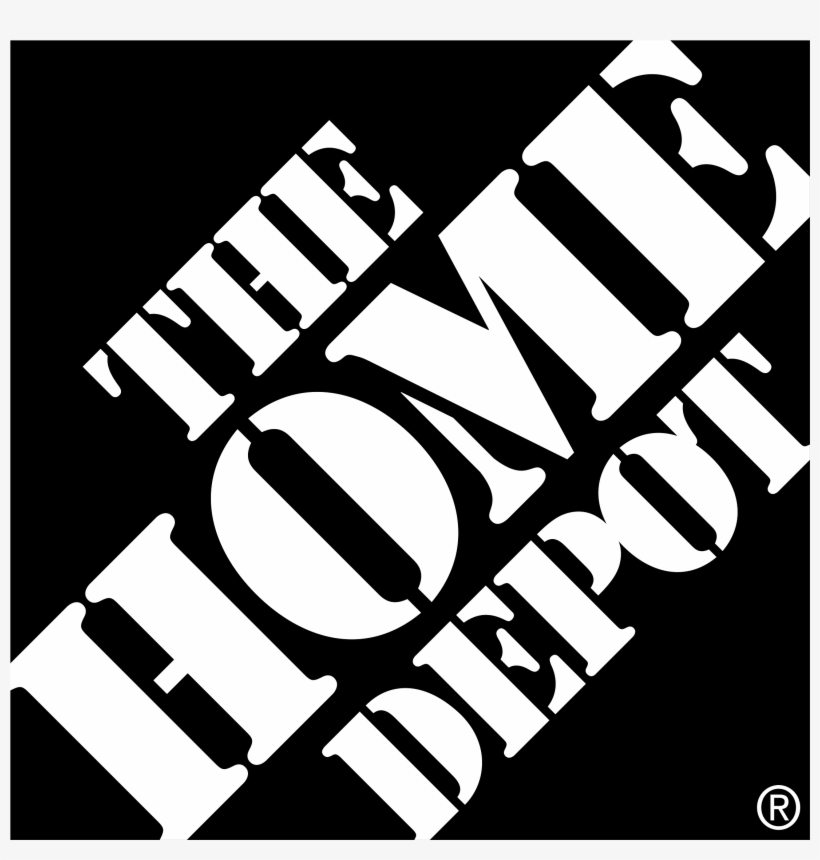 Home Depot Logo - Home Depot Logo Black And White Png, transparent png #401439