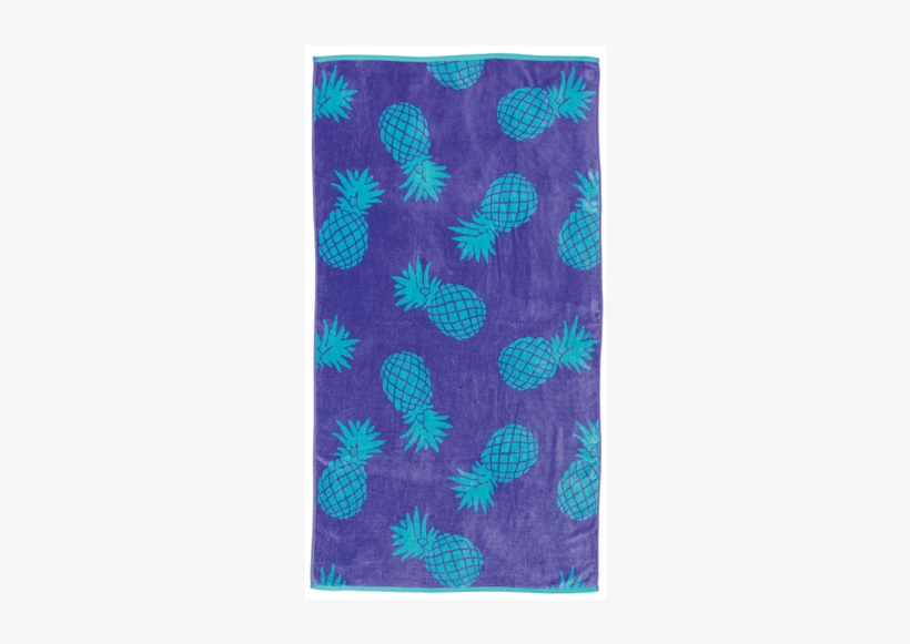 Beach Towel, Pineapple - Towel, transparent png #401516