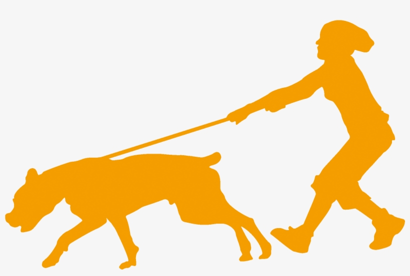 Silhouette Dog Walking At Getdrawings - Dog Walking, transparent png #402120