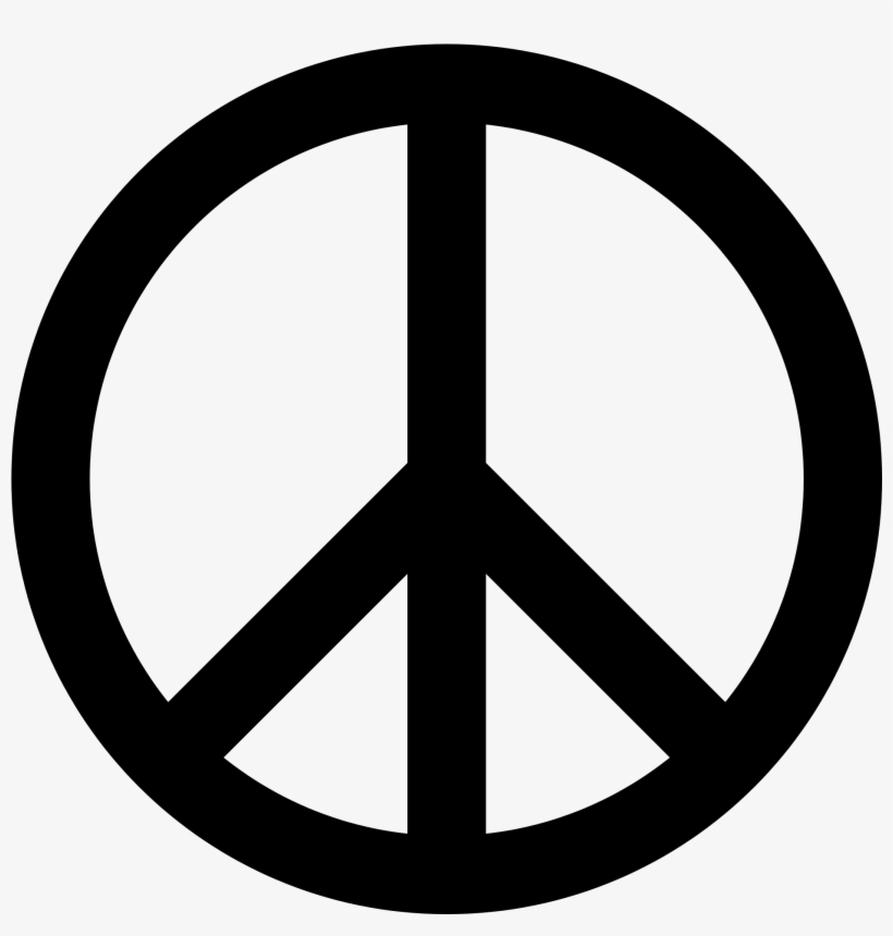 Graphic Library Download Symbol Of Literature Peace - Peace Sign Png, transparent png #402516
