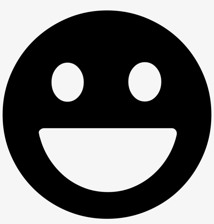 Emoji Smile - - Emoji Icon White Png, transparent png #402849