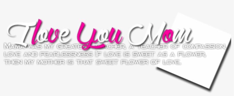 New Mother Days Pngz - Calligraphy, transparent png #403146