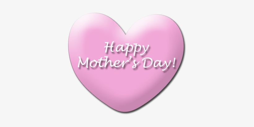 Heart Pink - Hearts For Mother's Day - Free Transparent PNG Download ...