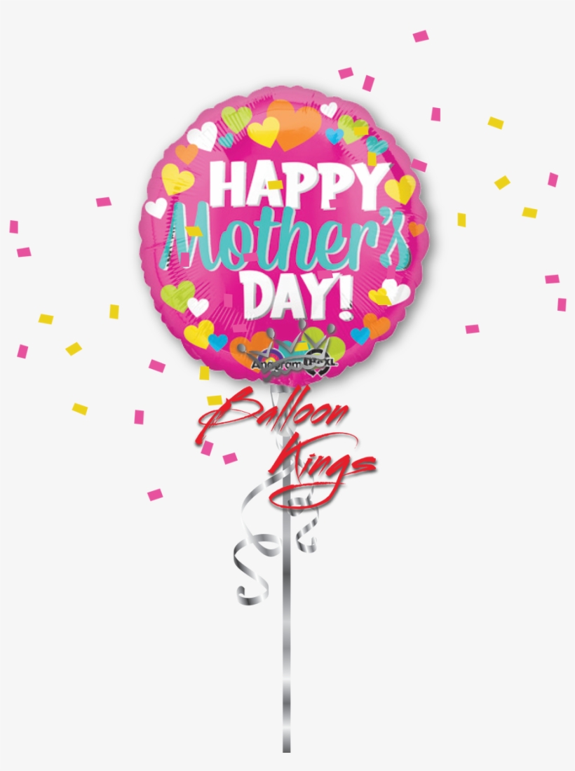 Mothers Day Hearts - Mothers Day Balloon Png Png, transparent png #403490