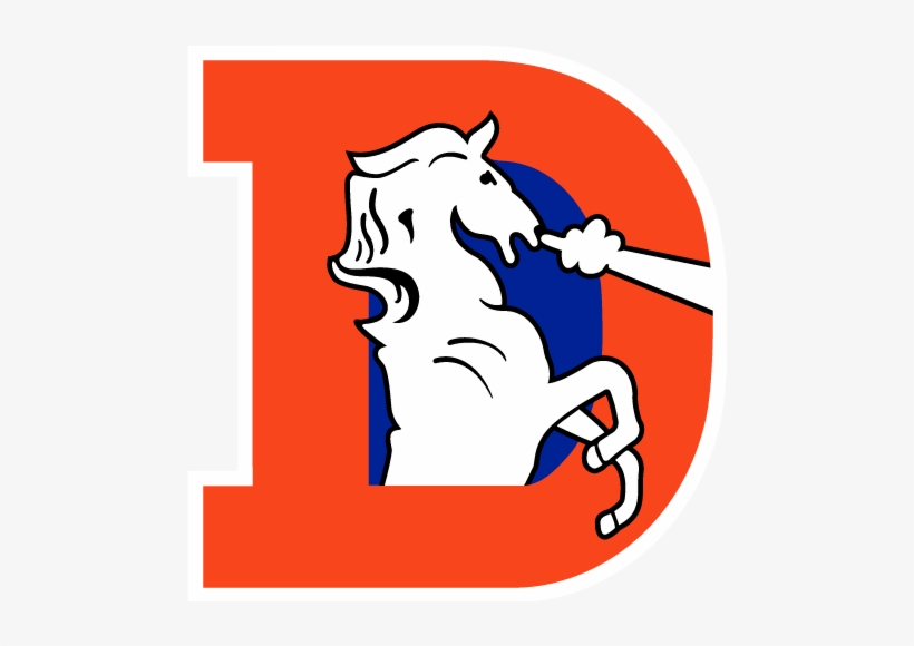 Complete Denver Broncos Helmet History [archive] - Old Denver Broncos Logo, transparent png #403512