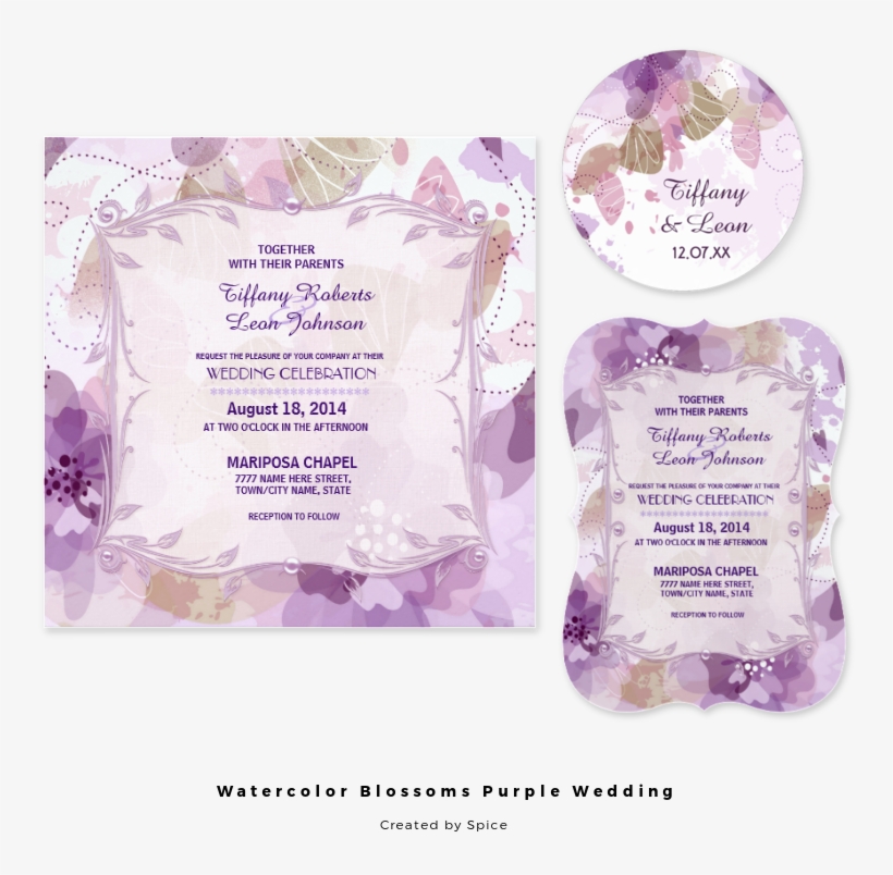 Elegant Floral Wedding Design With Soft Watercolor - Birthday, transparent png #403772