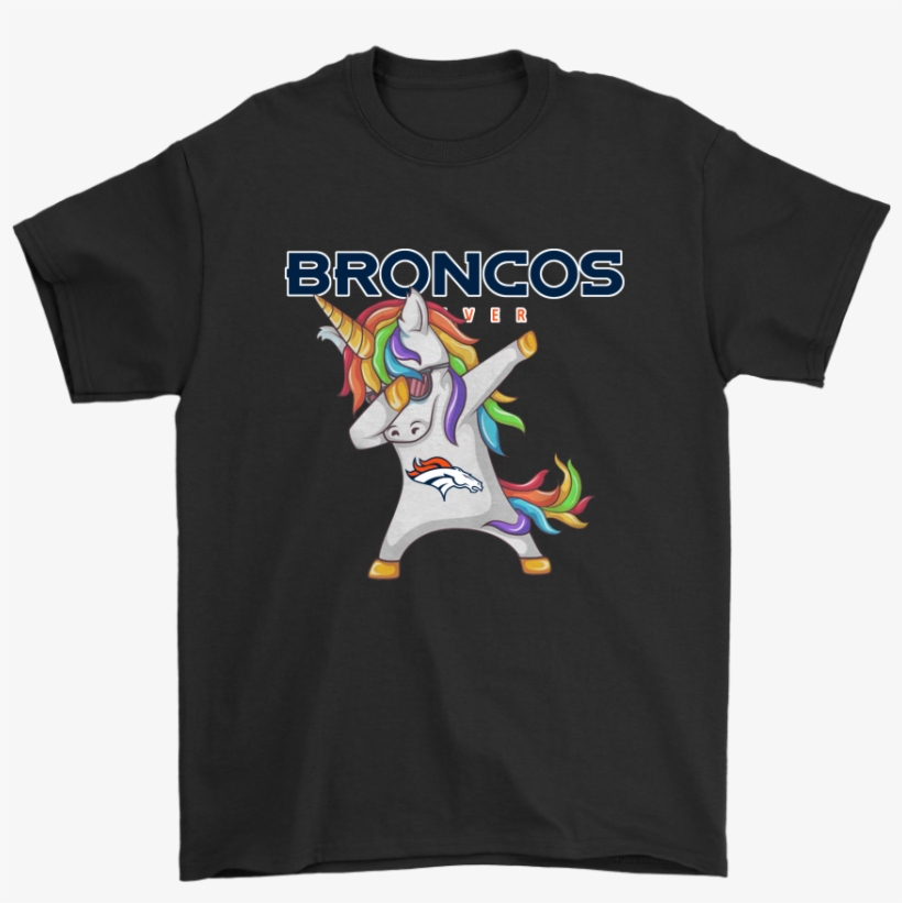 Denver Broncos Unicorn Dabbing Football Sports Shirts - Golden Knights Shirt Funny, transparent png #403787