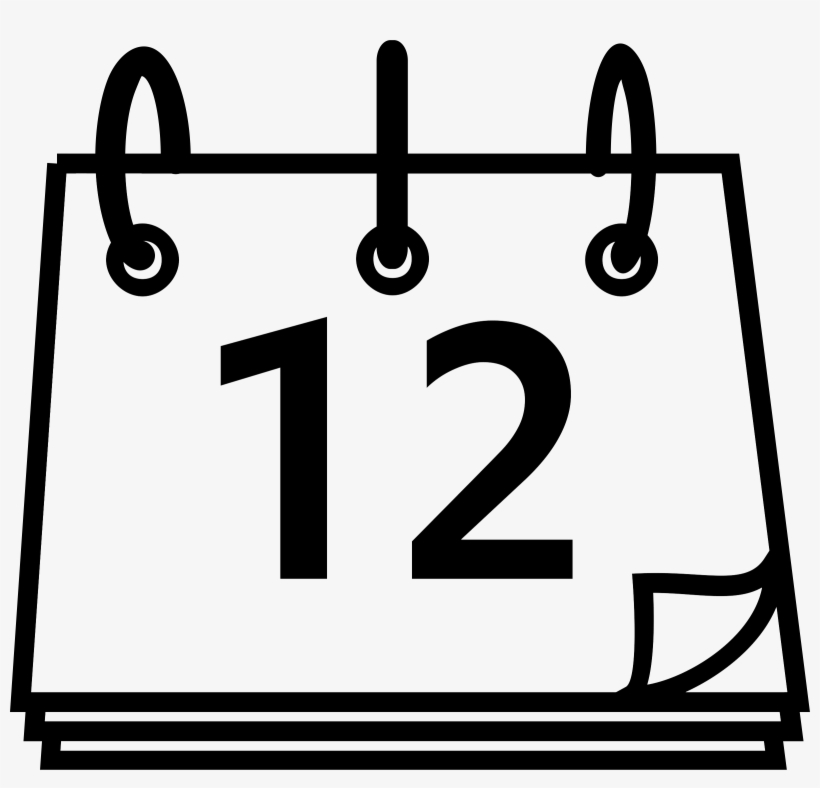 Index Of /images - Calendar Black And White, transparent png #404114