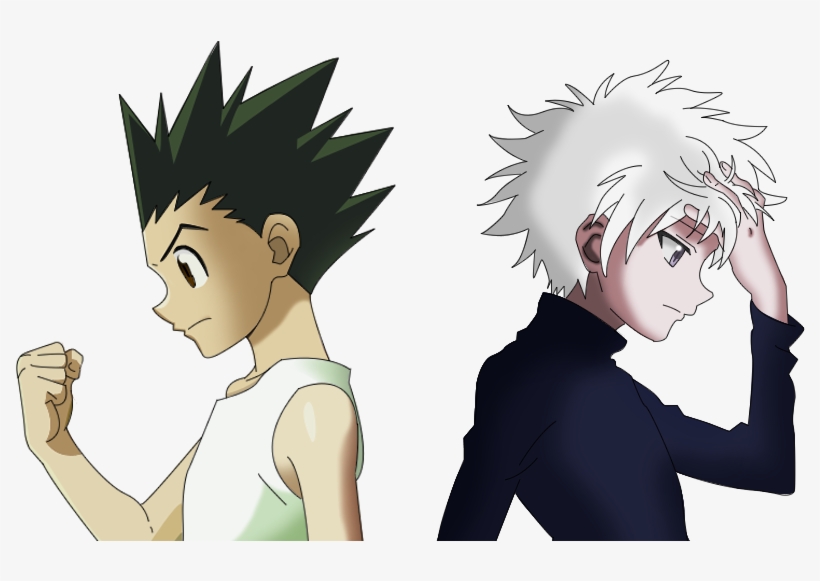 Killua Transparent Gon Clip Art Download Hunter X Hunter Gon Et Kirua Free Transparent Png Download Pngkey