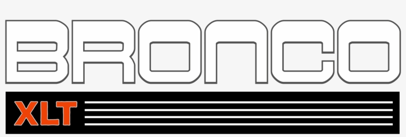 Xlt Bronco Logo, transparent png #404343