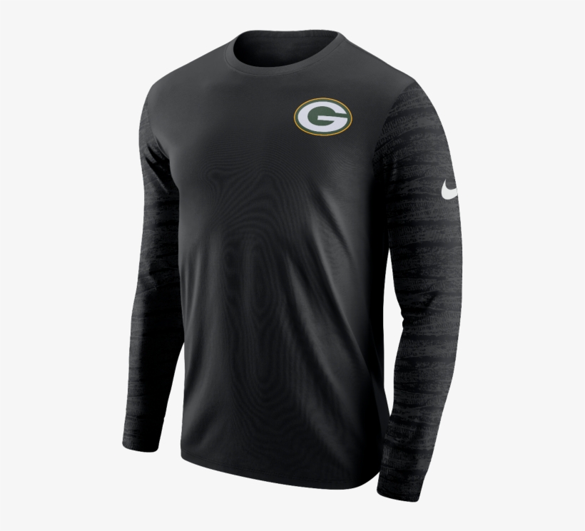 Green Bay Packers Enzyme Pattern Long Sleeve - Villanova Practice Shirt, transparent png #405080