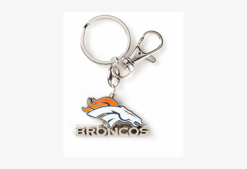 Nfl Denver Broncos Aminco Heavyweight Logo Key-chain - Denver Broncos Heavyweight Logo Key Chain Key Ring, transparent png #405291