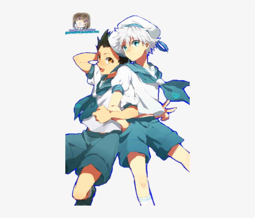 Clip Freeuse Download Gon Freccss Zoldyck Hunter X - Killua And Gon Render, transparent png #405397