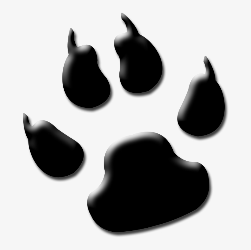 Wolfpaw 3 By Wolfpawplz On Clipart Library - Dog Footprints, transparent png #405477