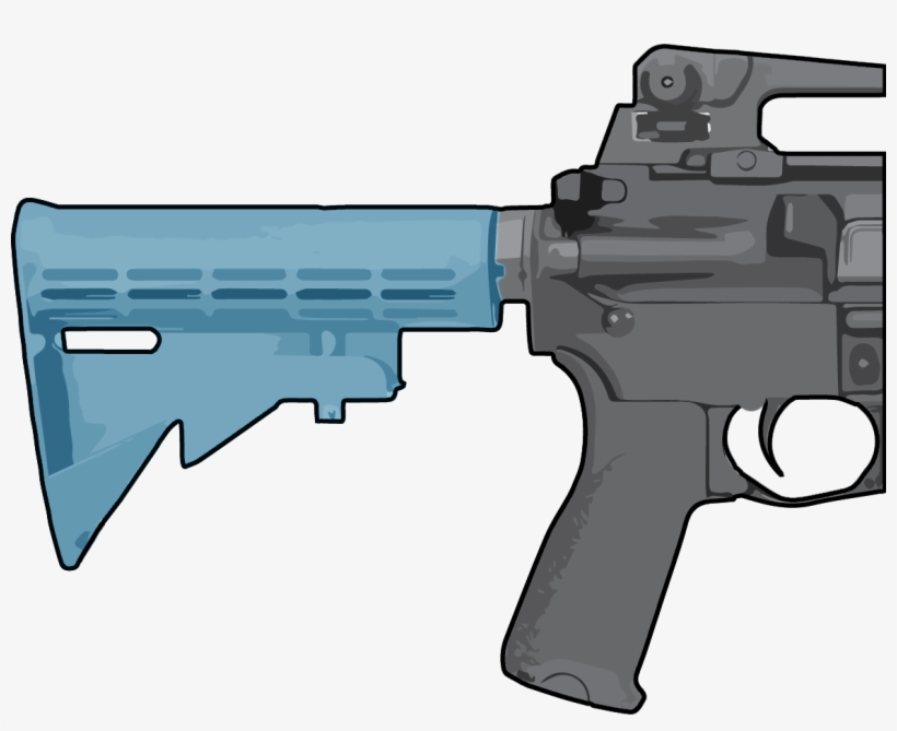 Stocks That Fold Down Or Telescope, Like The One In - Vinylkc Ar15 Lower/magwell Decals - Subdued American, transparent png #405526