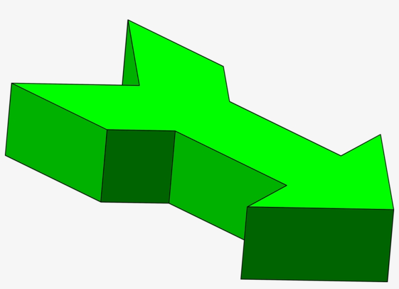 Green Arrow Point Right, transparent png #405649