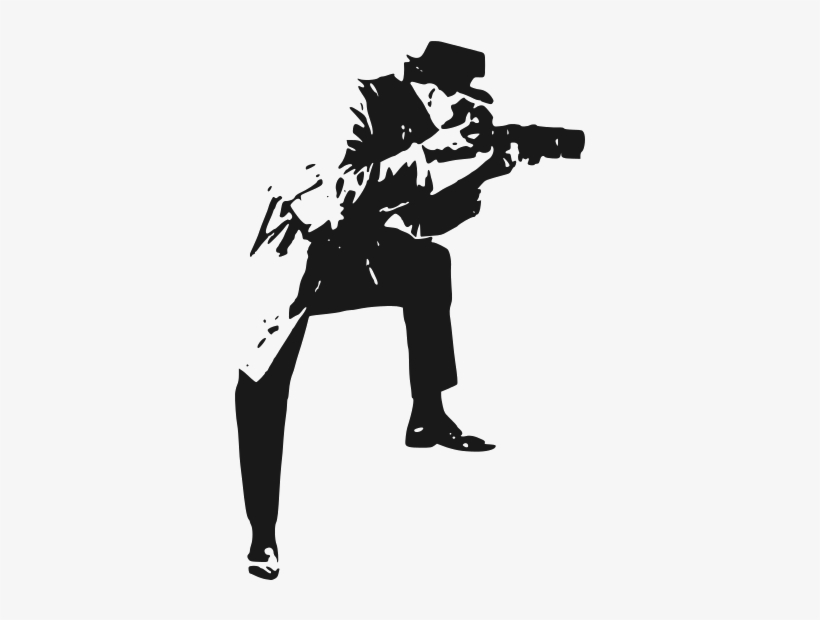 Spy Man Taking Photo Vector - Photography Logo Vector Free Download Png, transparent png #405681