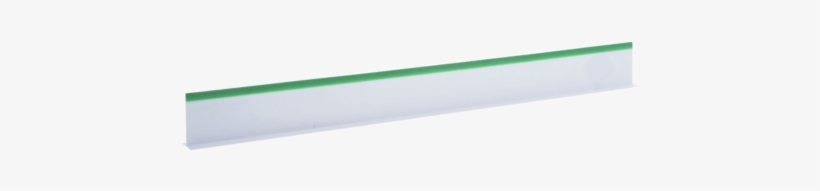 Plastic Divider White With Green Trim 3" - Shelf, transparent png #405741
