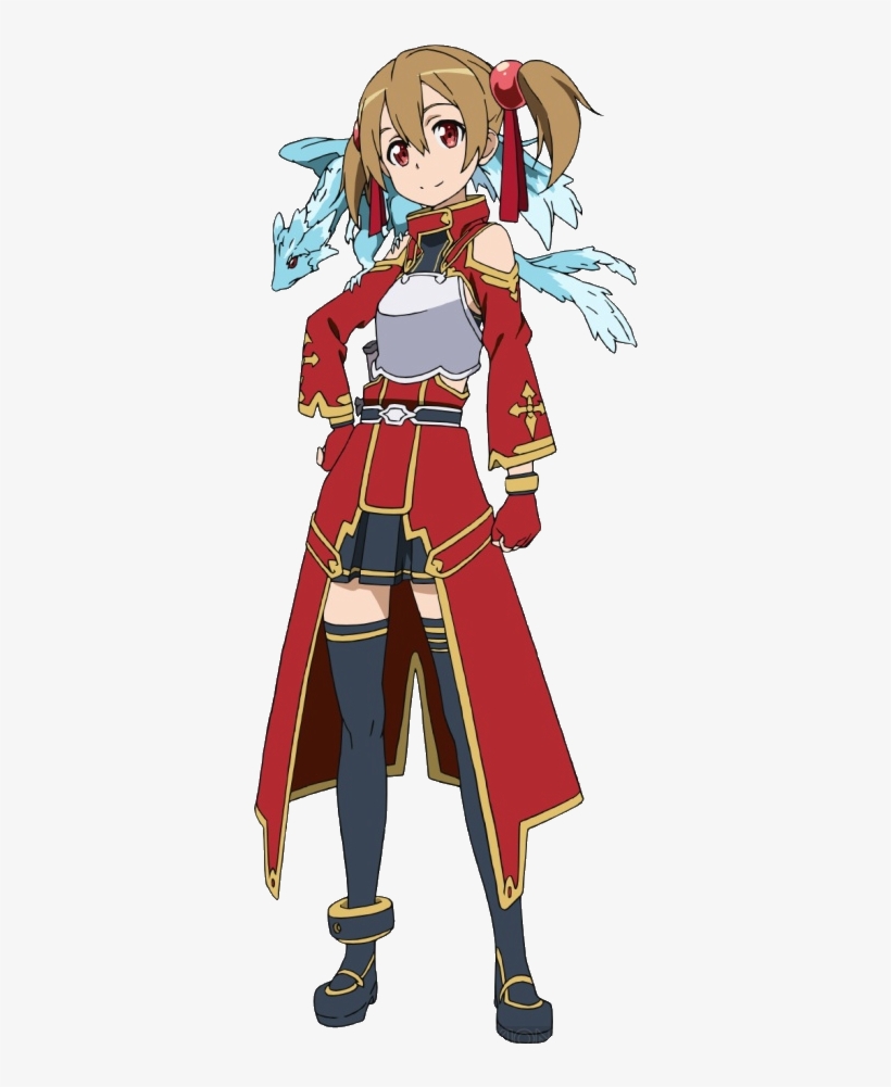 Silica With Pina - Sword Art Online Silica (keiko Ayano) Cosplay Costume, transparent png #405787