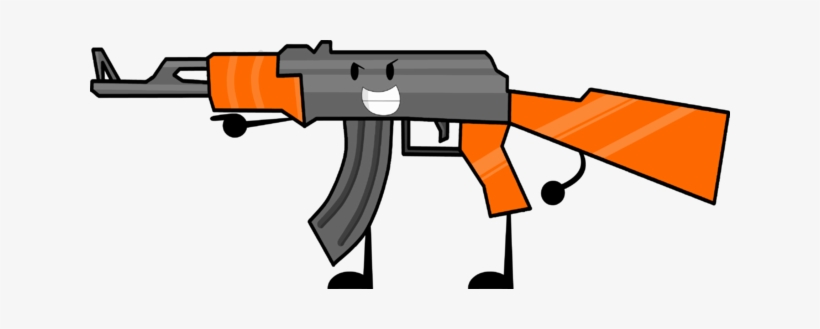 Assault Rifle Clipart Transparent - Battle For Dream Island Gun, transparent png #405790