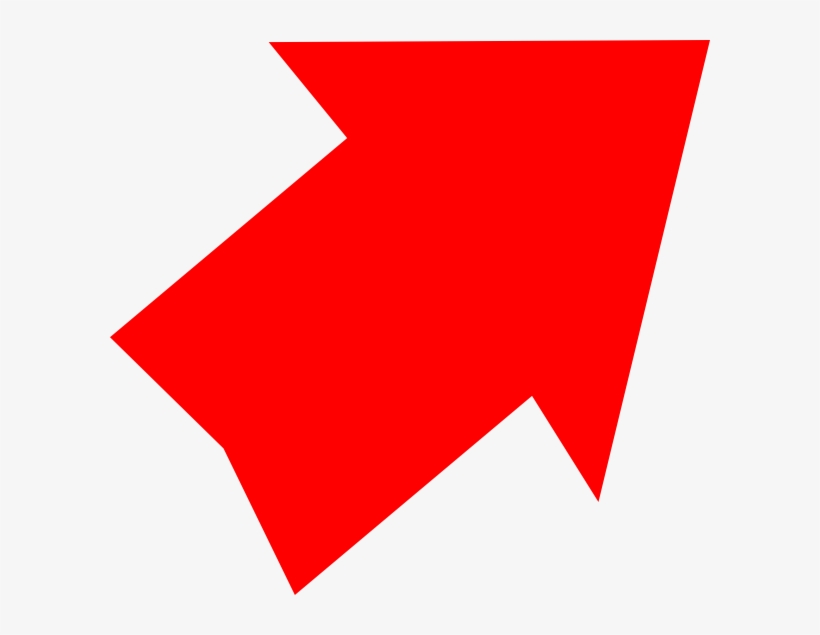 How To Set Use Red Arrow Up Right Clipart, transparent png #406079